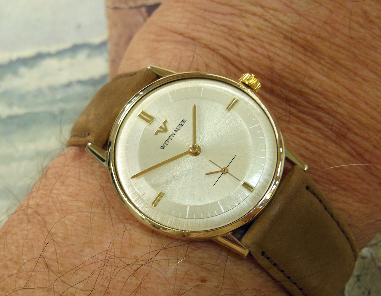 1960’s Vintage WITTNAUER, Stunning SILVER Dial, Serviced, WARRANTY