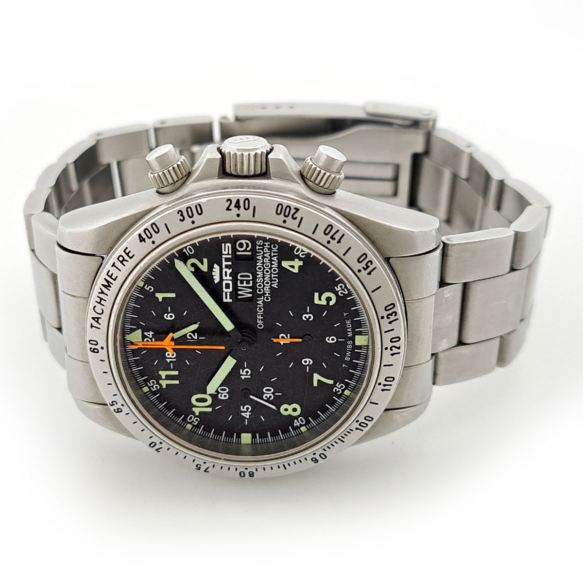 FORTIS 602.22.142 Official Cosmonaute Chronograph Lemania 5100 Automatic