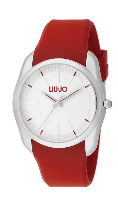 Mens Watch LIU JO Luxury TIP-ON Silicone Coloured White Red Blue Black