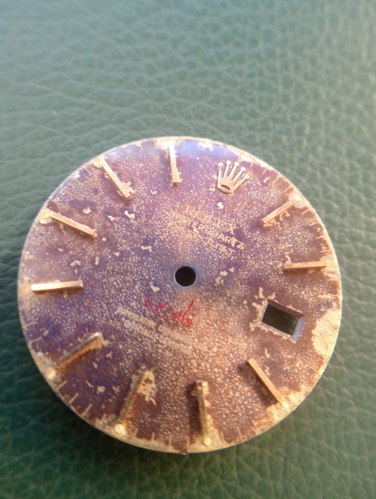 Rolex oysterquartz Dial 17013 qaboos oman