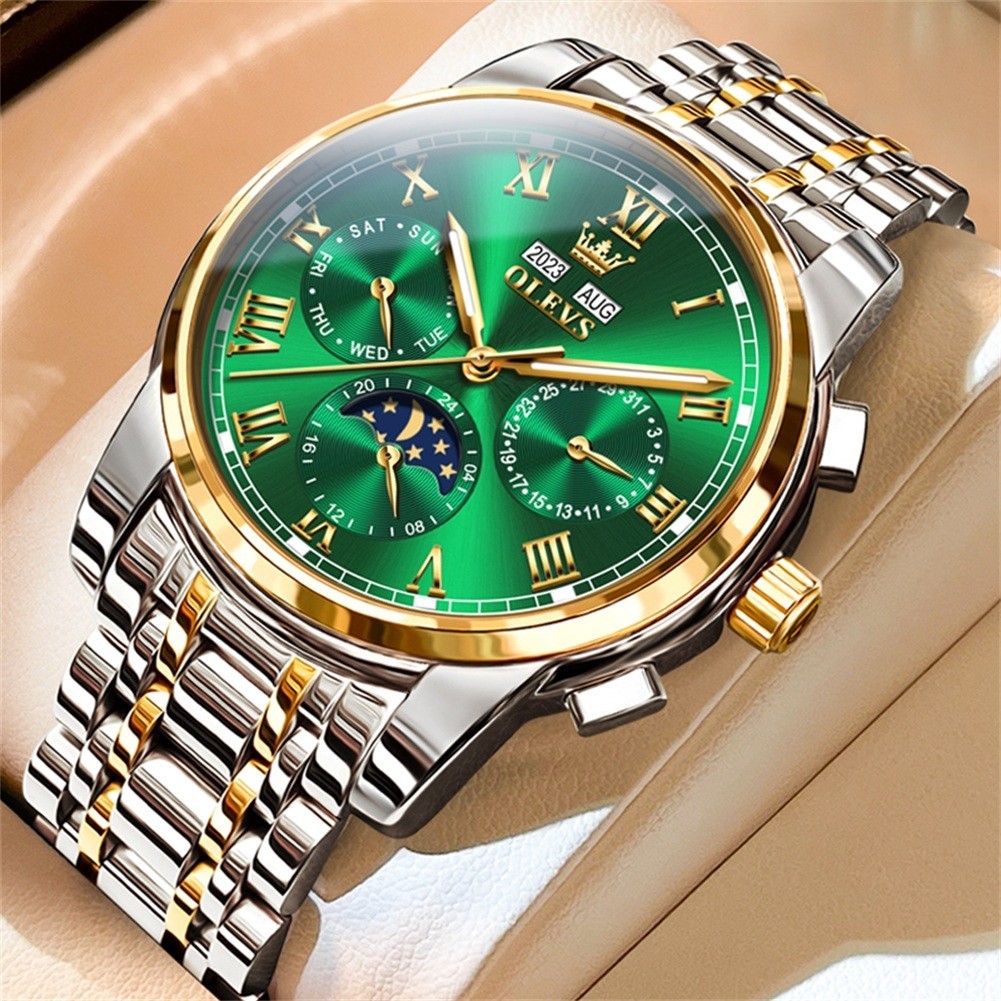 OLEVS 6692 Stylish Multi-functiom Gents Fashion Business Male Mechanical Watch