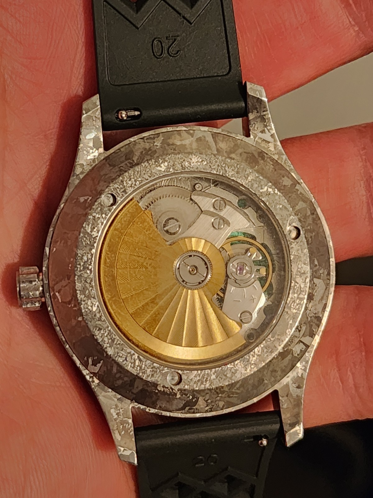 Wicked Watches Co Switzerland 5-year Anniversary Flieger Crystallised Ti Aqua