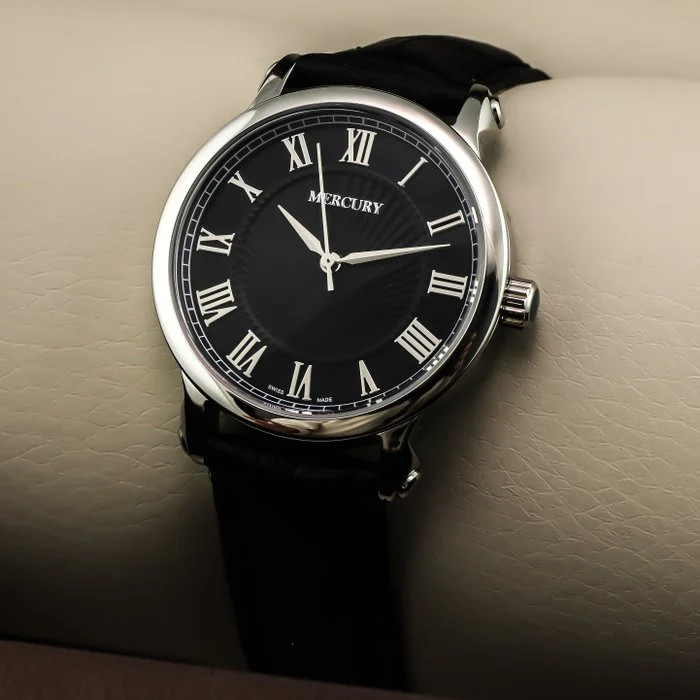 Mercury – Swiss Watch – ME385-SL-3 Swiss Quartz 36 mm ME385 50m (5 ATM, 169 ft)
