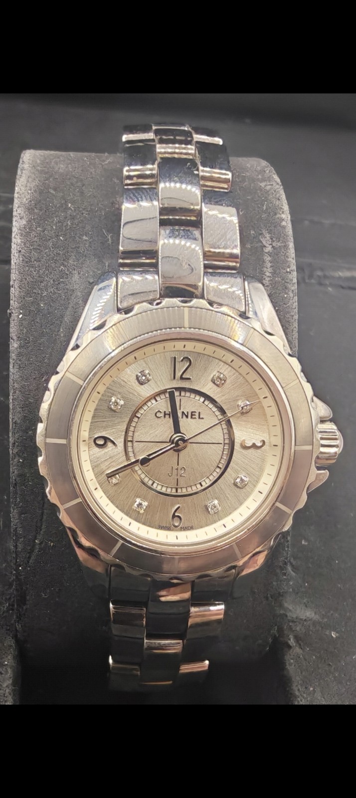 Chanel J12 Chromatic H3401 29mm Quartz 8 Diamond Dial Box & Papers