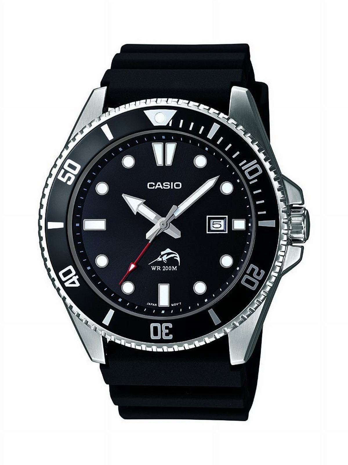 Casio Men’s Black Dive-Style Sport Watch MDV106-1AV