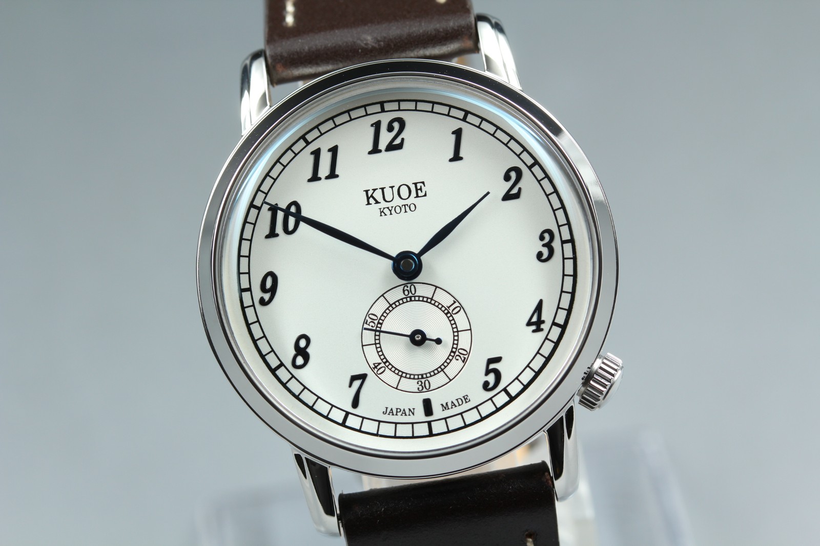 [MINT Box] KUOE KYOTO OLD SMITH 90-007﻿ Silver Brown Automatic Men’s Watch JAPAN