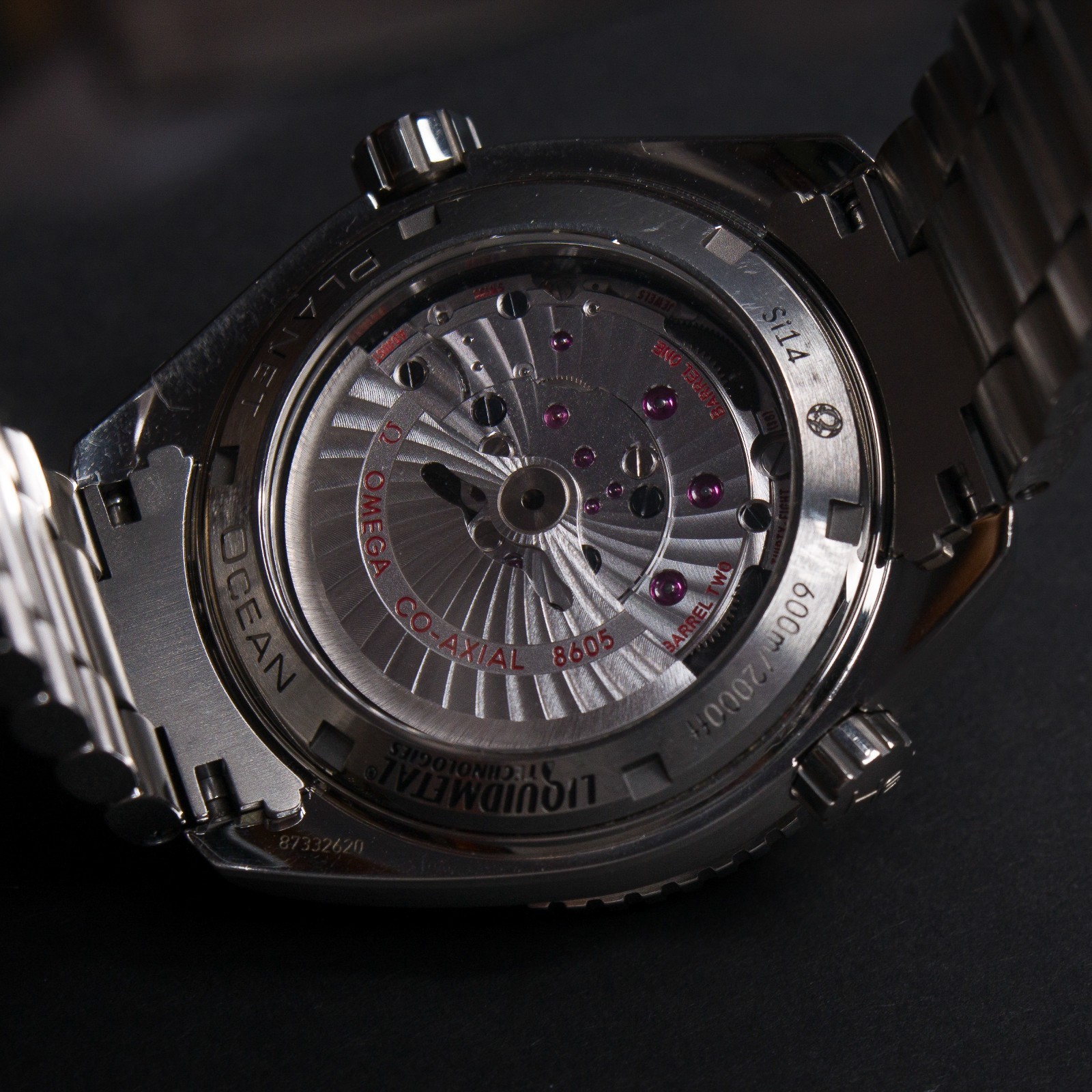 Omega Planet Ocean Titanium GMT 44 Blue Dial