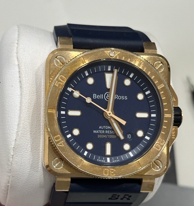Bell & Ross Diver Bronze Limited Edition BR03-92-DIV-B Automatic Watch RARE