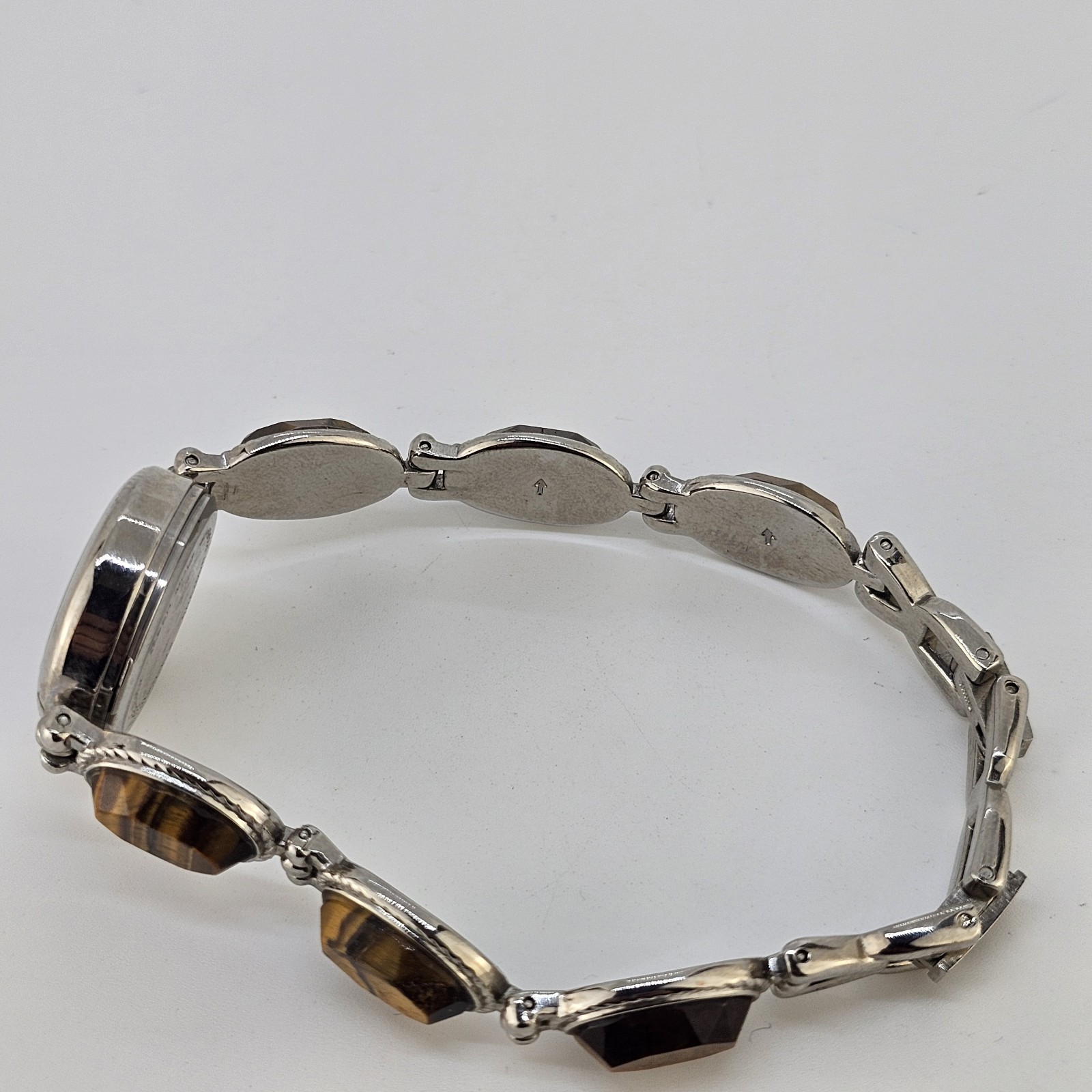 22mm Women’s Watch White MOP Dial Multicolor Bracelet Bands 7″ NEW Battery