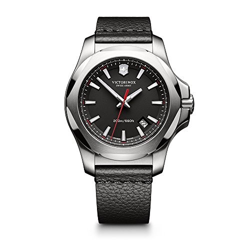 VICTORINOX Swiss Army I.N.O.X. Men’s Black Dial Swiss Watch 43mm 241737.1