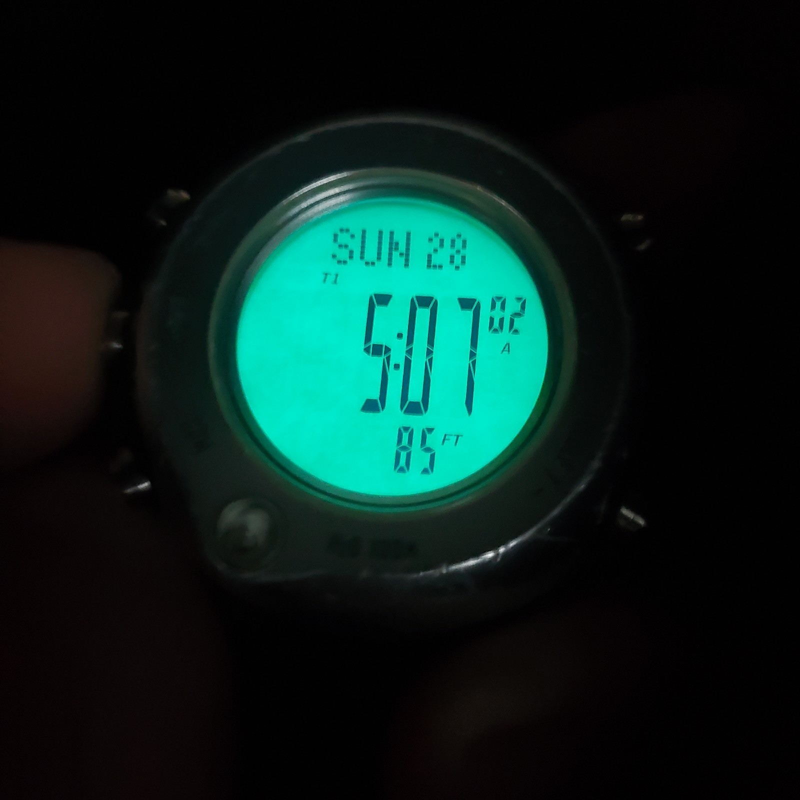 RARE NIKE OREGON WA0018 ALTITUDE COMPASS BAROMETER DIGITAL MEN’S WATCH
