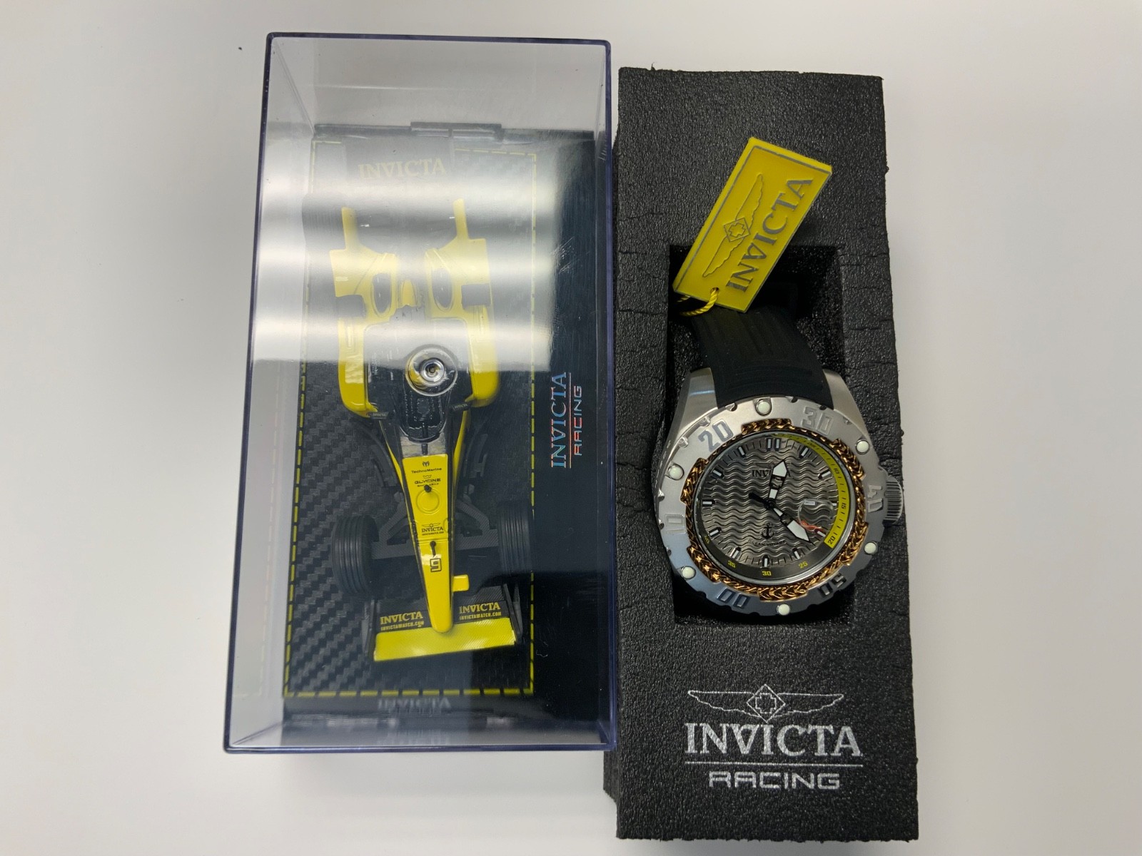 Invicta Men’s Ocean Voyage 51mm Quartz Ocean Voyage Silver/Gold/Titanium Watch