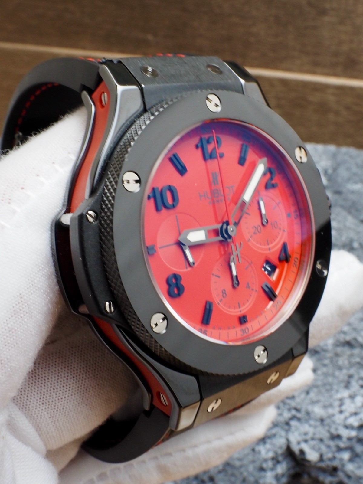 Hublot Big Bang Red Magic xx/250 RARE OEM Strap 301CE1201RX Sold Out! MINTY!