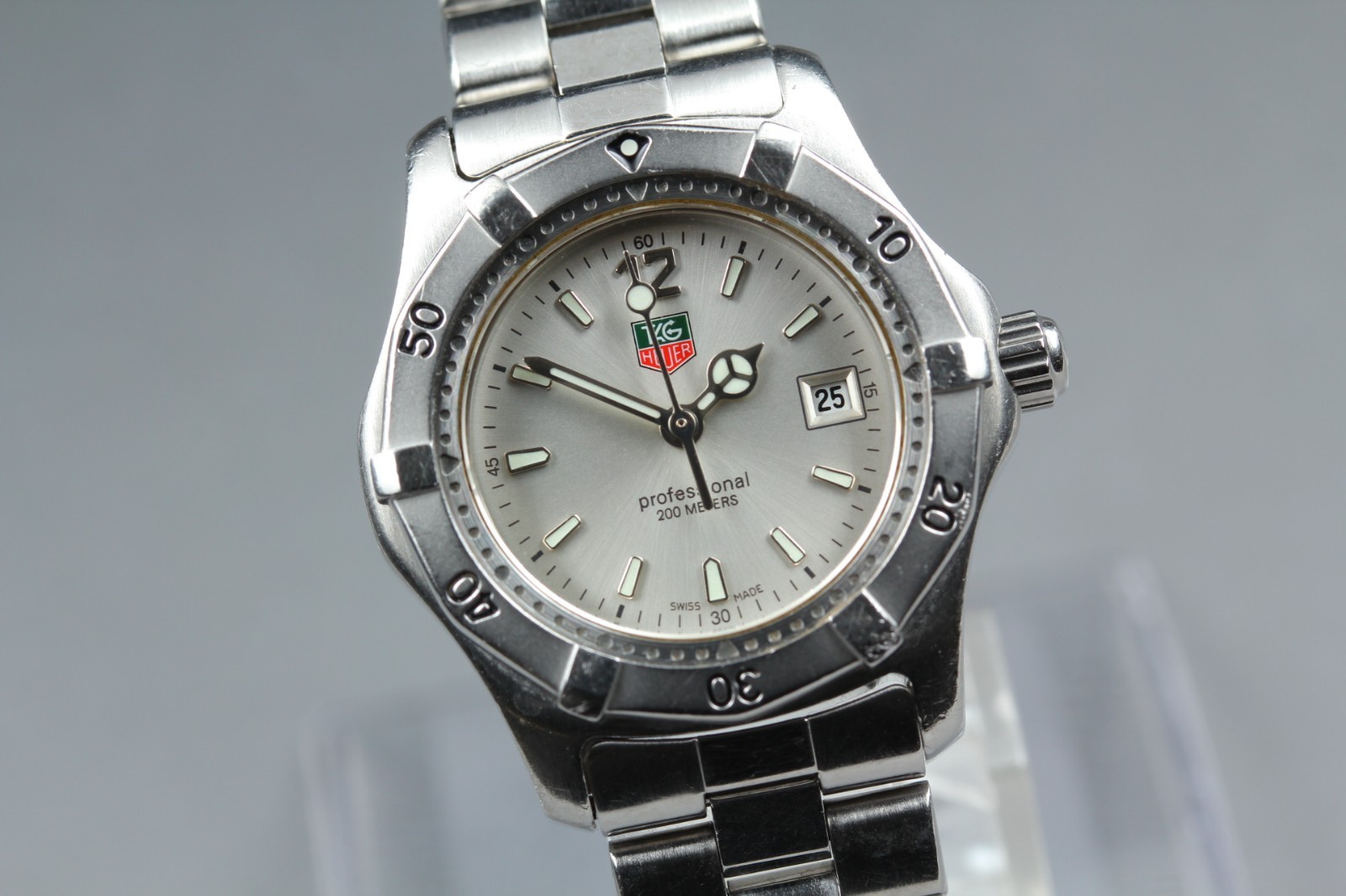 [ Near MINT ] TAG Heuer Professional 2000 WK1312-0 Silver Ladies Quartz QZ Watch