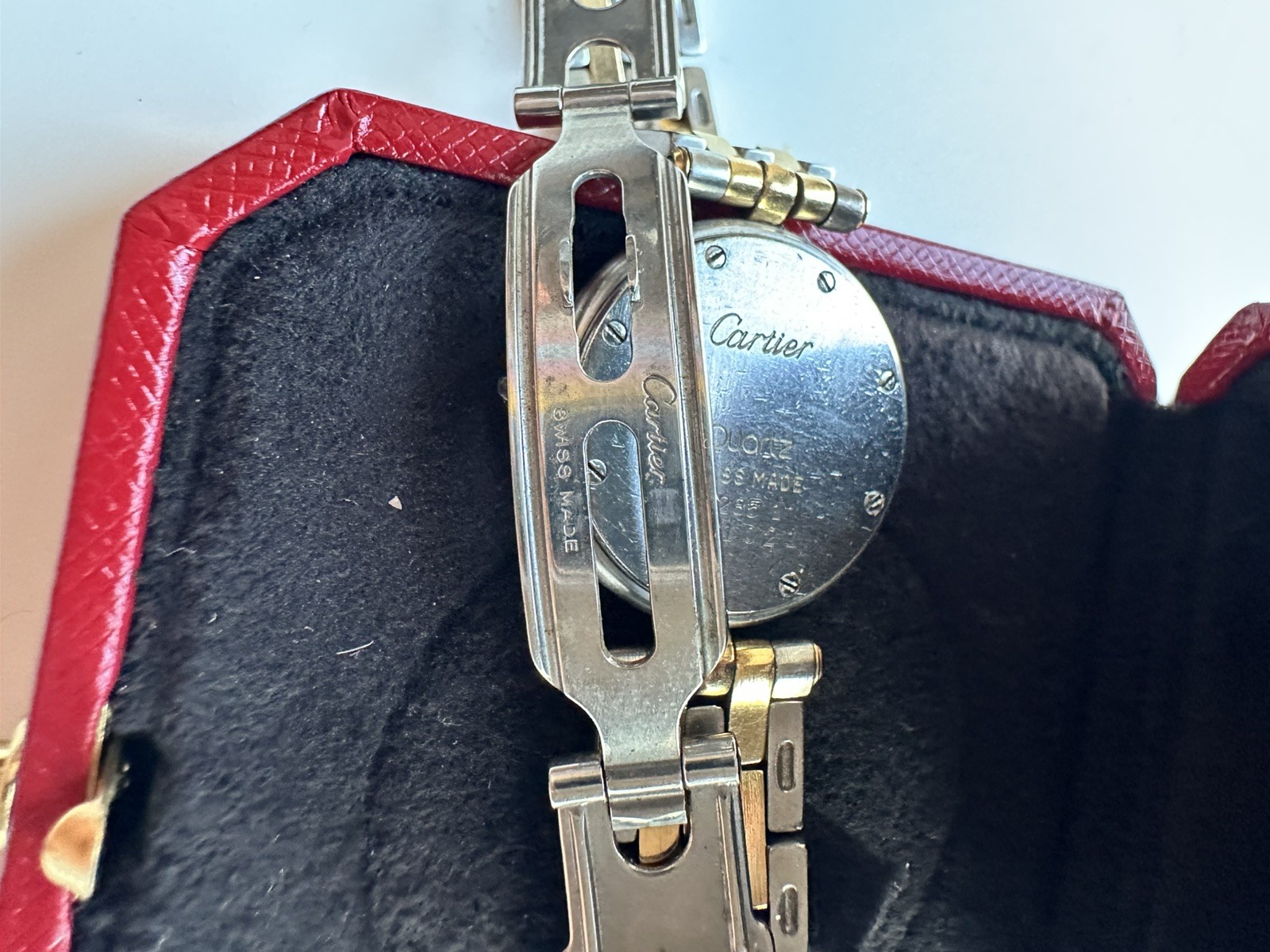 Cartier Panthere Vendome Small Vintage watch stainless steel 18k gold 12851