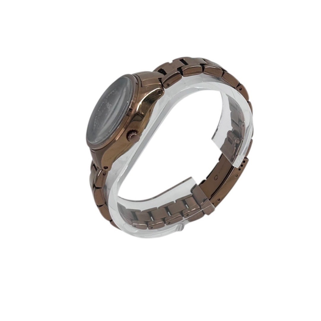 Fossil Flight Mini Womens Watch Bronze Stainless Steel Brown Dial Date AM-4366