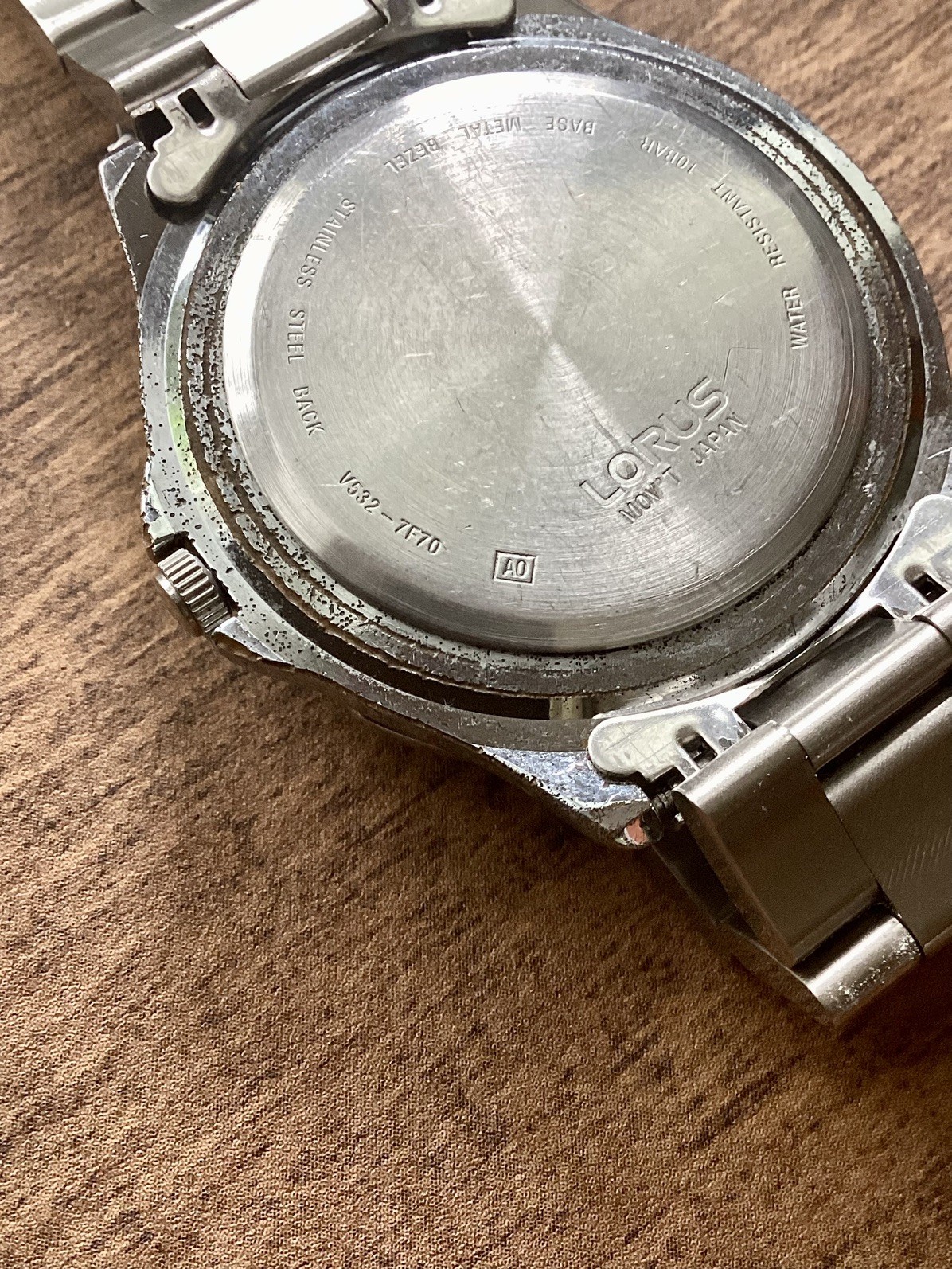 Lorus Sports Watch Men Silver Stainless St WR Batt Day Date Quartz Diver