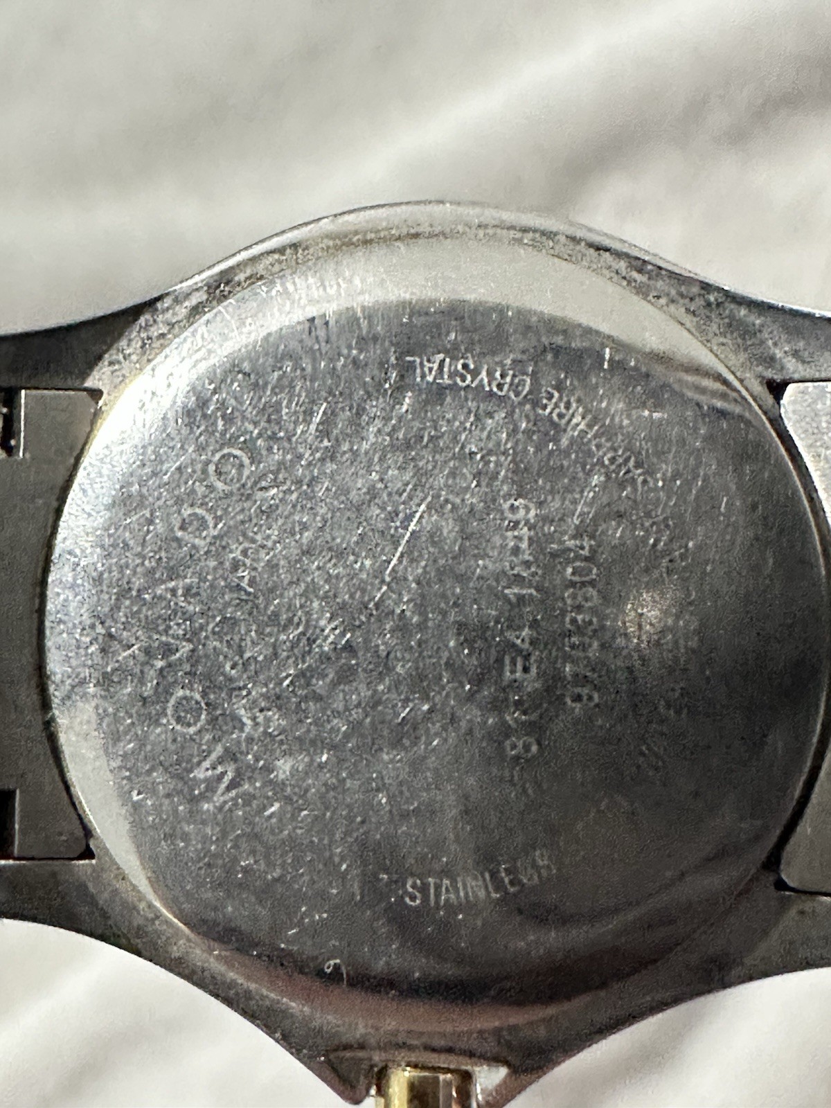 Vintage Movado Swiss Made Stainless Steel Watch – Model 81 E4 1849 (Not Running)