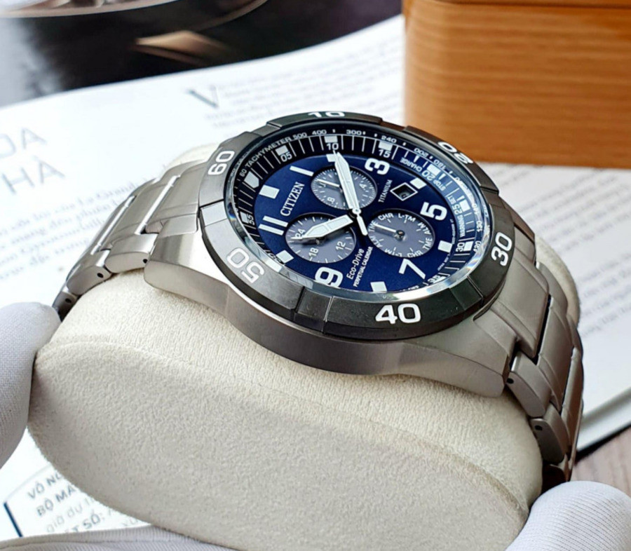 Citizen Brycen Super Titanium Eco-Drive Sport Chronograph Men’s Watch BL5558-58L