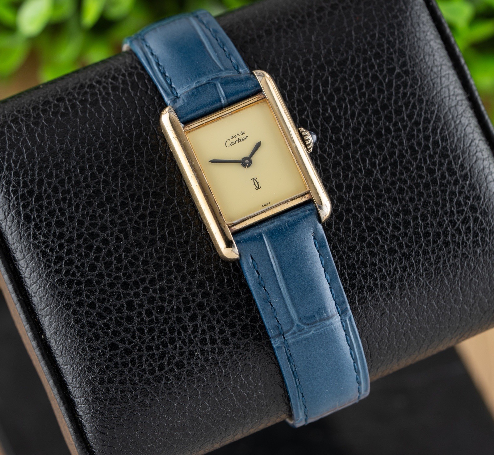 Cartier Tank Must de Cartier Lemon Dial with Box & Papers!!