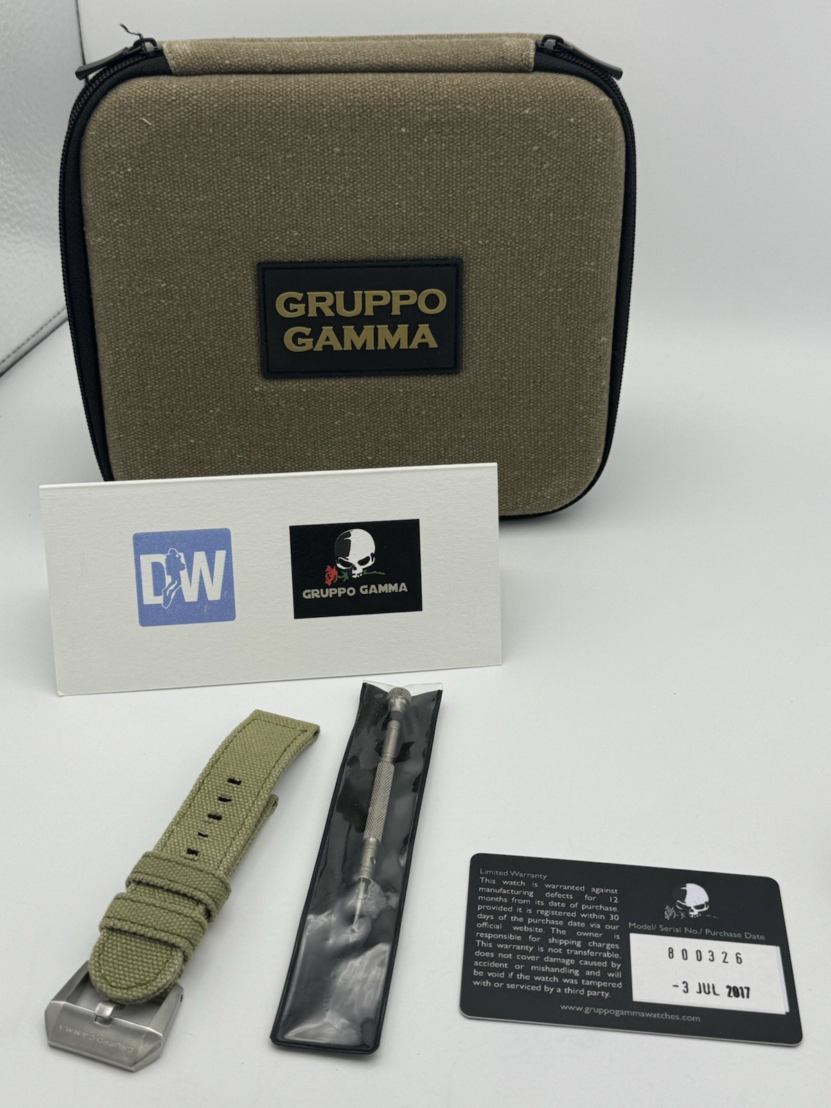 GRUPPO GAMMA CHRONONAUT LIMITED EDITION DW 2017 DIVERS WATCHES GROUP 42MM SWISS!