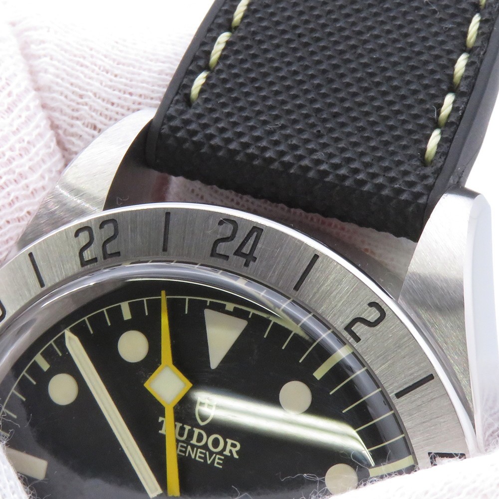 TUDOR Black Bay Pro 39mm Stainless Steel/Leather/Rubber Black Dial M79470-0003