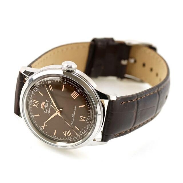ORIENT RN-BB0004Y Bambino 38mm Brown Roman No Date Automatic Leather Watch