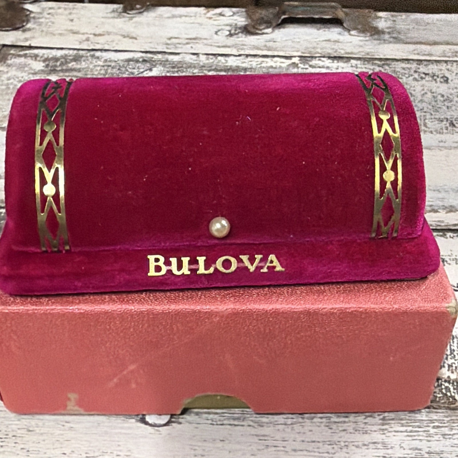 Bulova Fifth Avenue Women’s Vintage Manual Mechanical Square Silver Dial Box