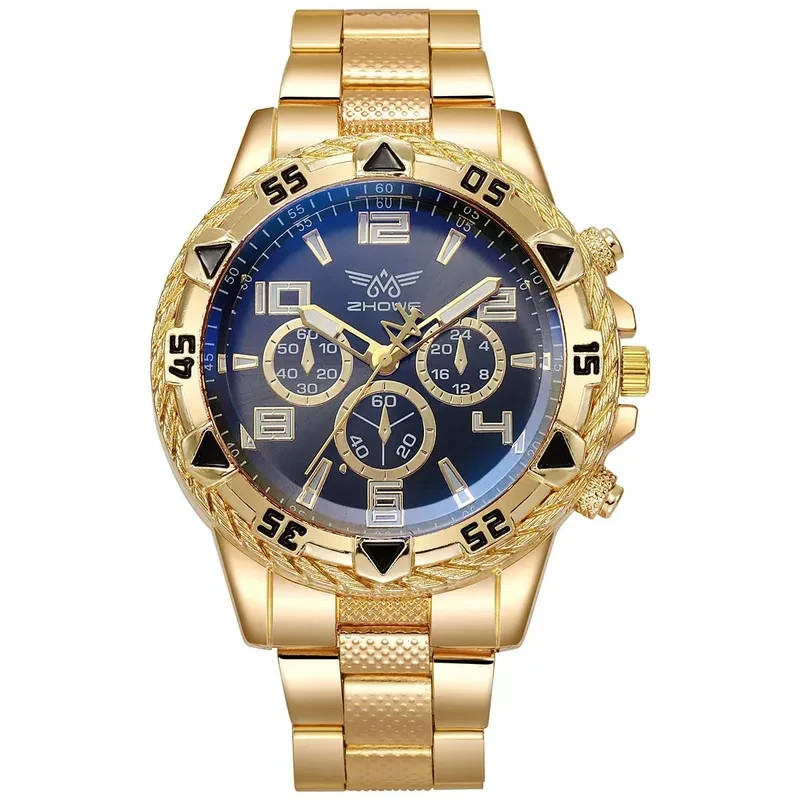 Men’s Watch Casual Big Face Watch Luxury Dial Quartz