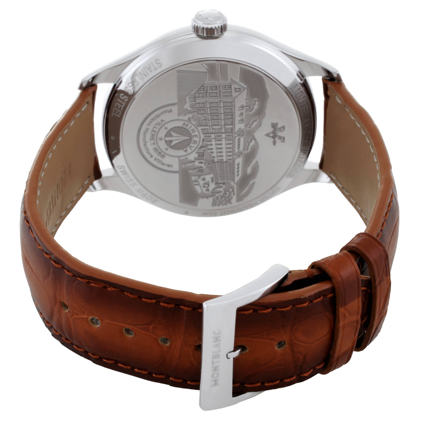 Montblanc Heritage Quartz Brown Dial Men’s Watch 128673