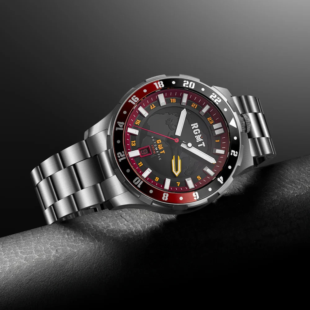 RGMT Globemaster Stealth Ops GMT Automatic Watch