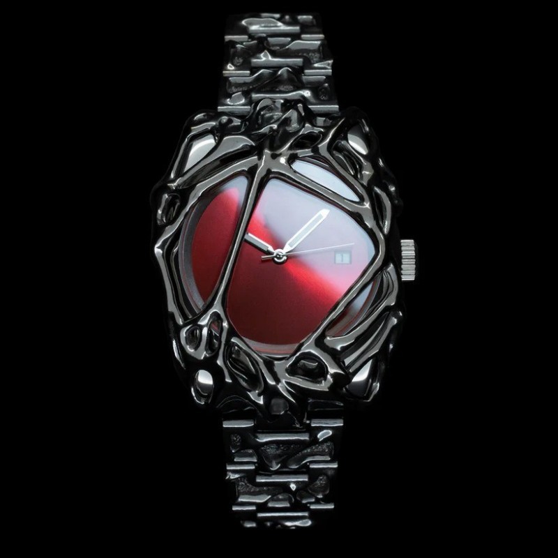Mens Wristwatch Unique Special Shaped Designer Luxury Trendy Modern Fashion