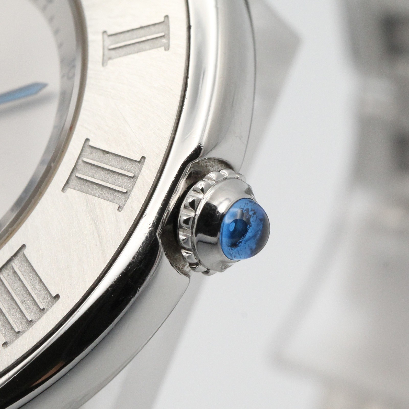 CARTIER Must21 LM Wrist Watch W10110T2 Quartz Stainless Steel Used Women