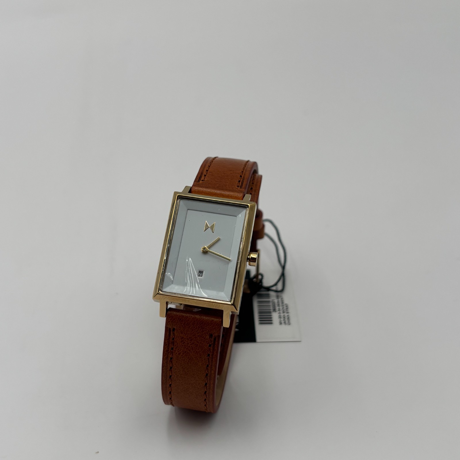 MVMT Women’s Signature Square Watch 24mm – Italian Tan – New Open Box Ship Free