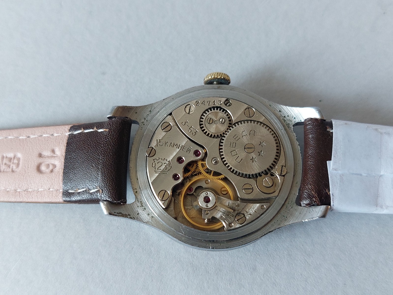 POBEDA ПОБЕДА 1950’s 2 МЧЗ Authentic USSR (Serviced,Oiled)
