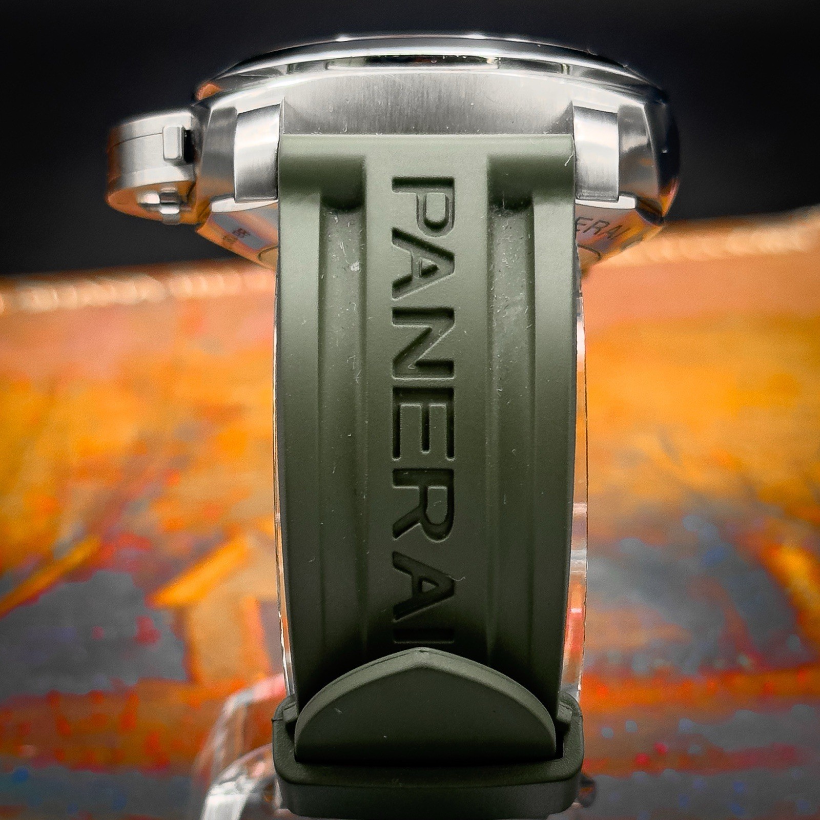 Panerai Luminor 1950 GMT PAM00321 44mm Steel Power Reserve Black Dial Watch