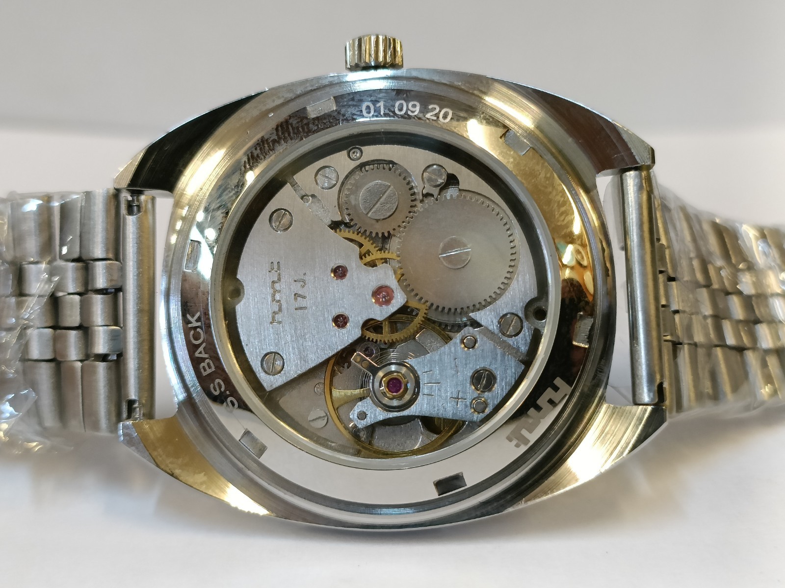 REFURBISHED HMT KOHINOOR 17J WINDING BLUE DIAL 0231 INDIA MEN’S WORKING