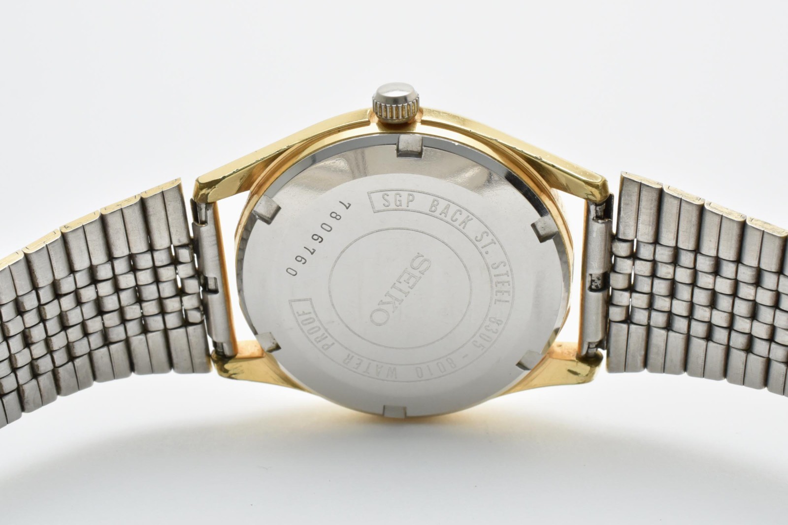 Vintage [Exc+5] SEIKO 8305-8010 SEIKOMATIC-R Gold 35mm Automatic Men Watch JAPAN