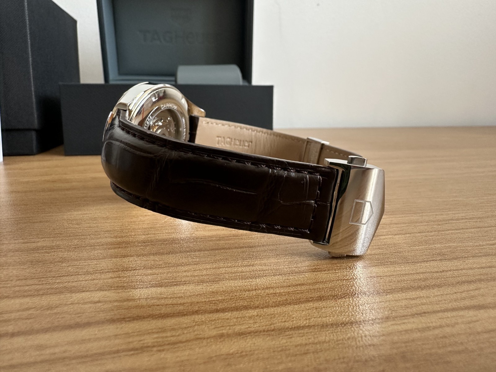 TAG Heuer Carrera Calibre 5 Automatic 41mm WAR201B.FC6291 Leather Band
