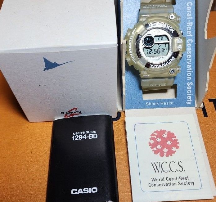 [B1P] CASIO G SHOCK WCCS Manta DW 8201WC Digital Vintage Watch [z9s]