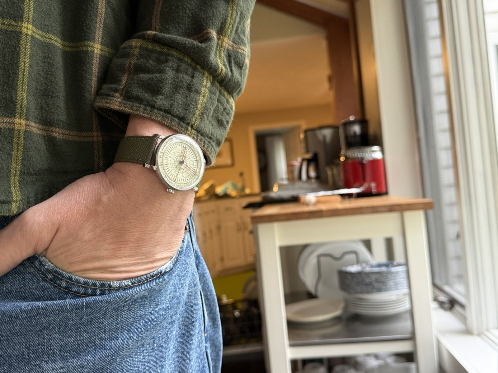 Xeric Omnigraph Automatic Cream Limited Edition – worn once, mint condition
