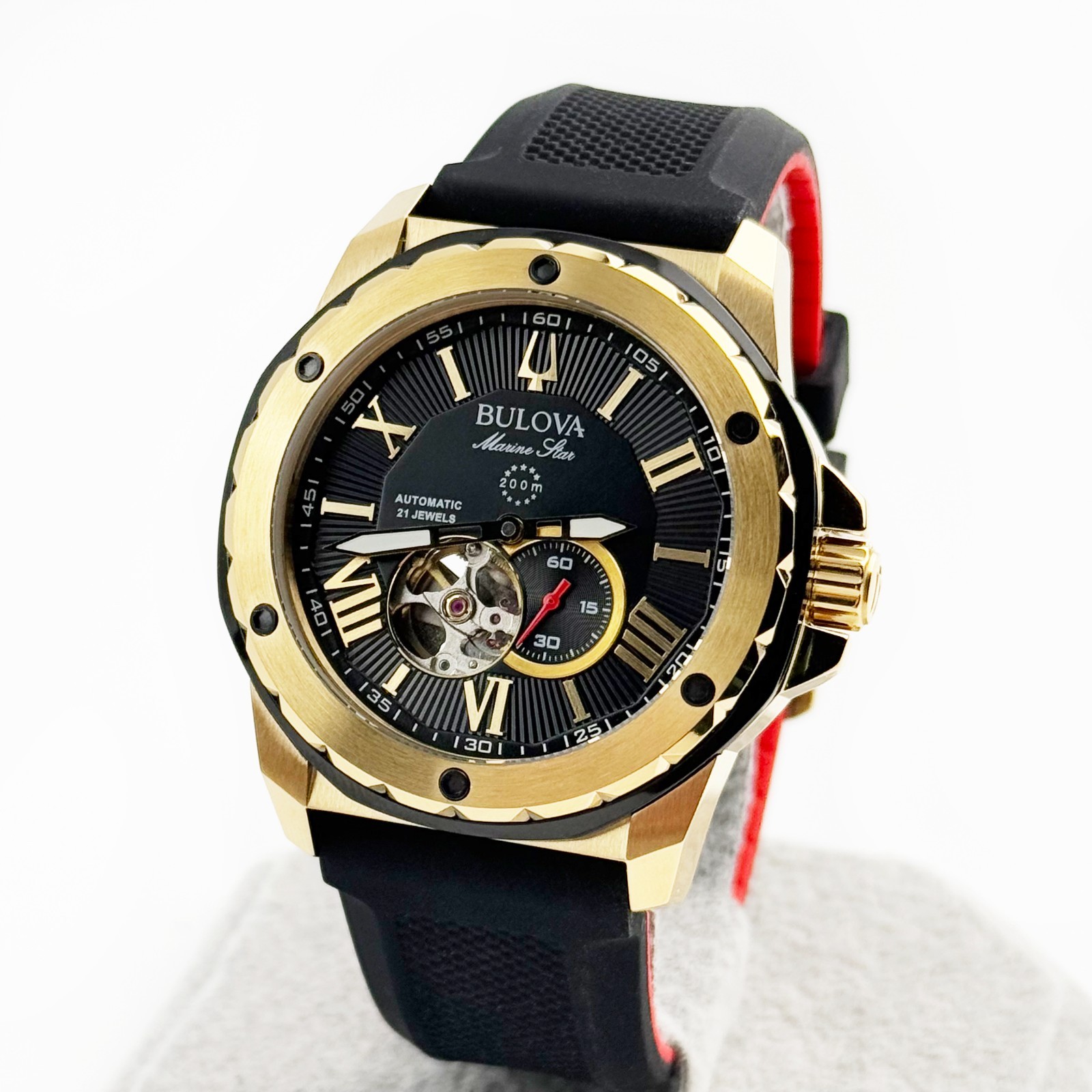 Bulova Marine Star Series A Classic Automatic Sports Men’s Watch 45 mm 98A272