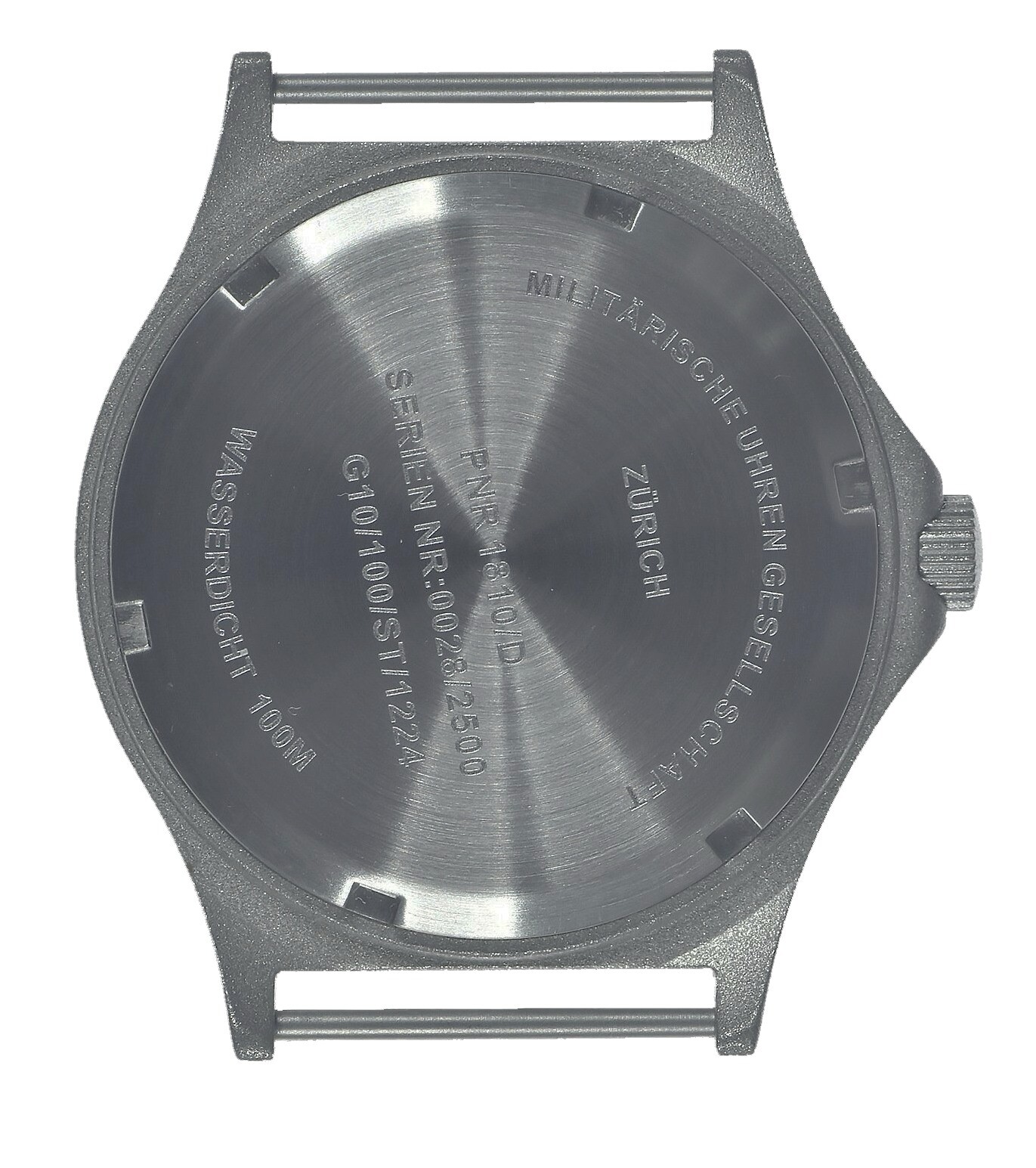 MWC 100m 12/24hr Military Quartz Watch | Screw Crown & Case Back | Unbranded