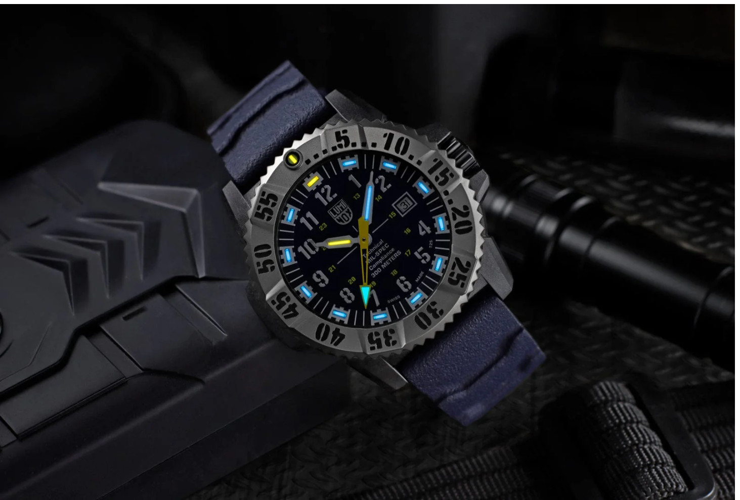 Luminox XL.3355.2 MIL-SPEC Military Carbonox 46 mm Rubber Quartz Men’s Watch