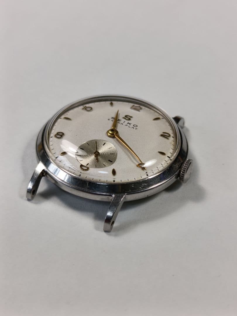 Seiko EXTRA FLAT 13050 new 10B S mark small second good working condition