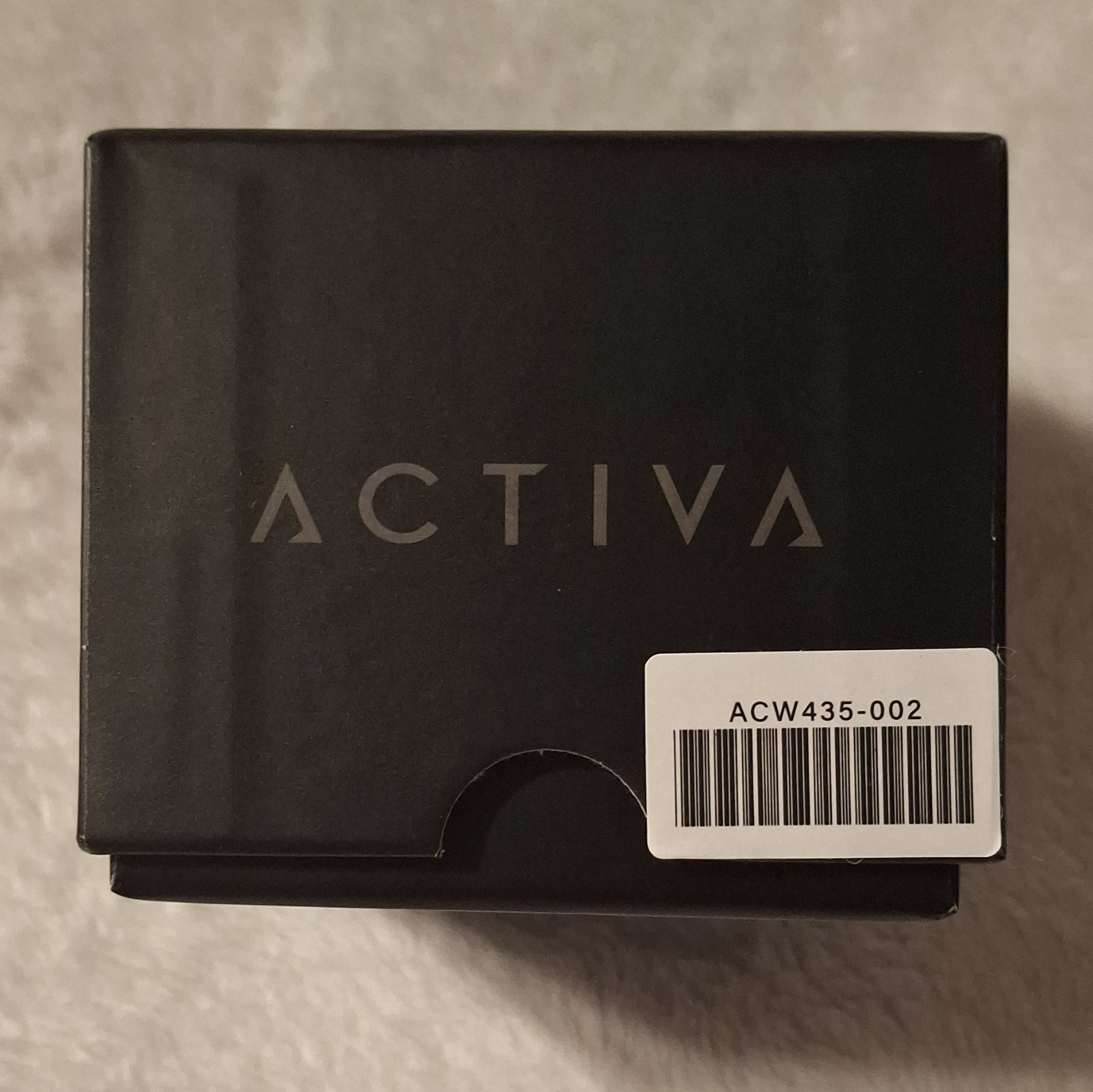 Activa Analog-Digital Quartz Sport Watch Alarm 10m Black/White Rubber Box