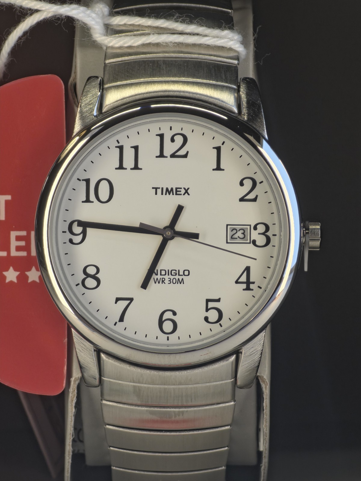 Timex Men’s Easy Reader Watch 35mm Stainless Steel Watch – T2H451