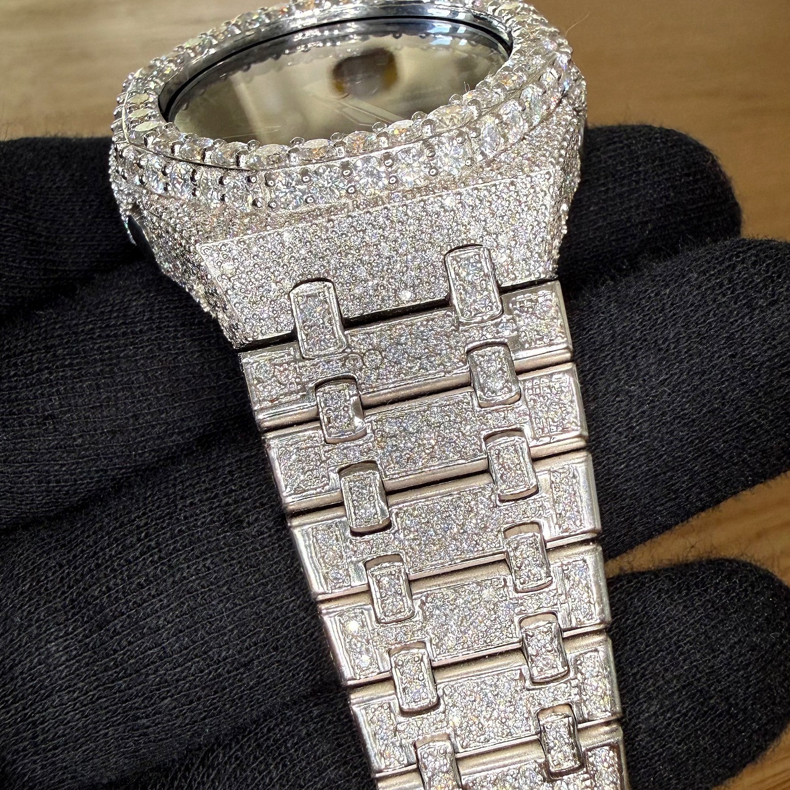 32CTW Authentic Casio G Shock GA2100 VVS1 Moissanite Bust Down Watch