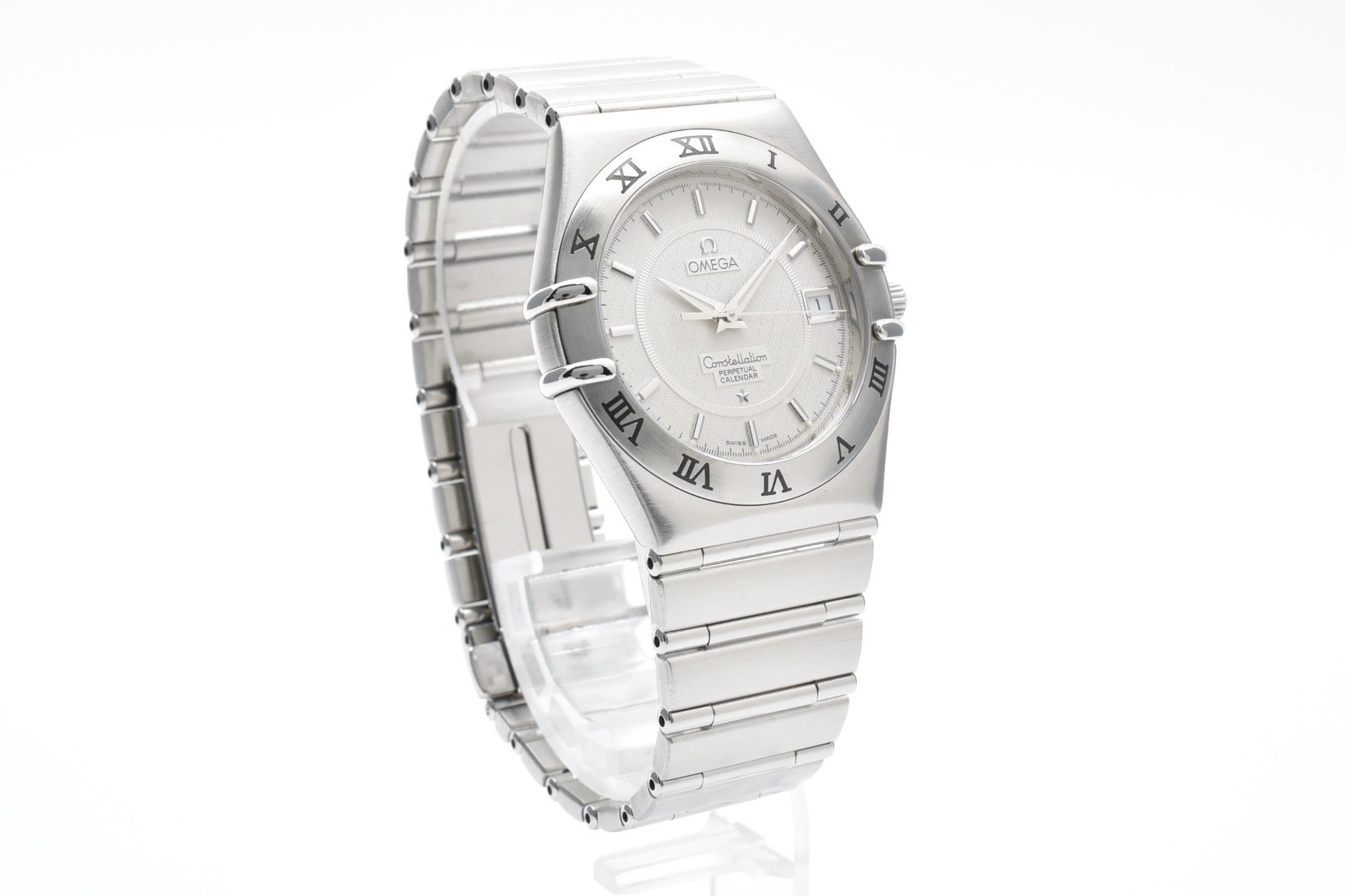 [MINT] Omega Constellation Perpetual Calendar 1552.30 Quartz Silver Watch JAPAN