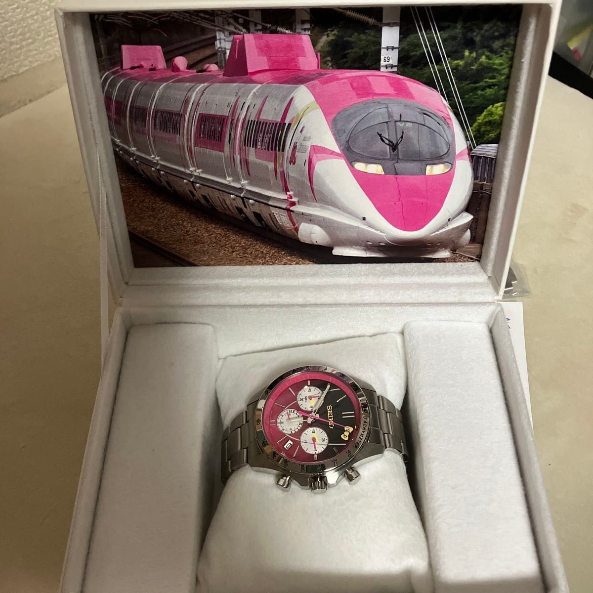 Seiko Hello Kitty Shinkansen Quartz Chronograph Limited 5,000 pcs Japan Watch